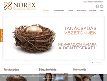 Tablet Screenshot of norex.hu