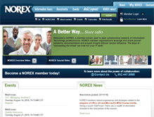Tablet Screenshot of norex.net